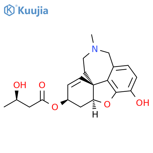 Butanoic acid, 3-hydroxy-, (4aS,6R,8aS)-4a,5,9,10,11,12-hexahydro-3-hydroxy-11-methyl-6H-benzofuro[3a,3,2-ef][2]benzazepin-6-yl ester, (3R)- structure