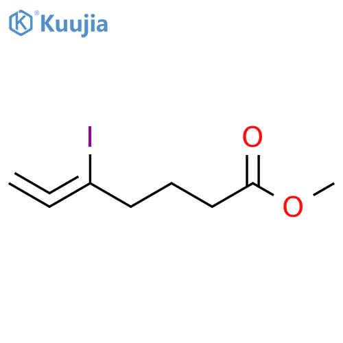5,6-Heptadienoic acid, 5-iodo-, methyl ester structure