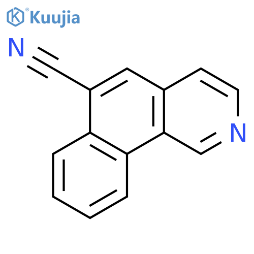 benzo[h]isoquinoline-6-carbonitrile structure