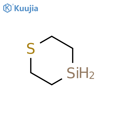1-THIA-4-SILACYCLOHEXANE structure