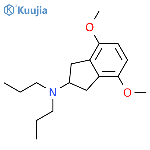2-N,N-di-n-propylamino-4,7-dimethoxyindan structure