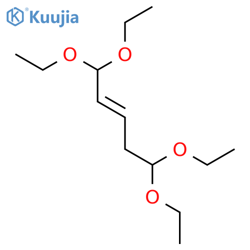 2-PENTENE, 1,1,5,5-TETRAETHOXY-, (E)- structure