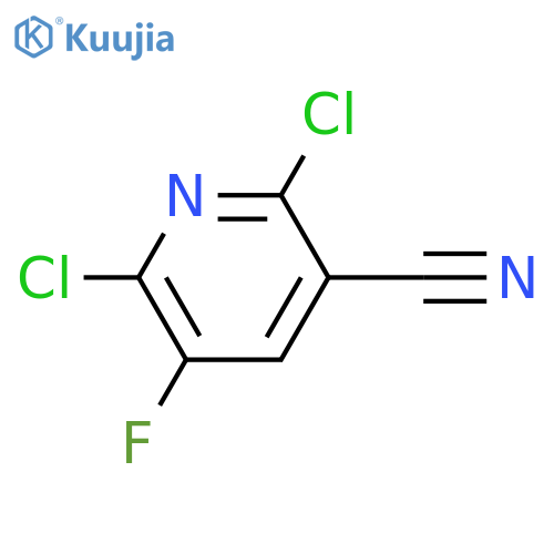 2,6-Dichloro-5-fluoronicotinonitrile structure