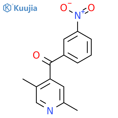 Methanone, (2,5-dimethyl-4-pyridinyl)(3-nitrophenyl)- structure