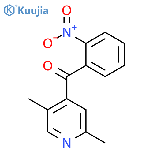 METHANONE, (2,5-DIMETHYL-4-PYRIDINYL)(2-NITROPHENYL)- structure