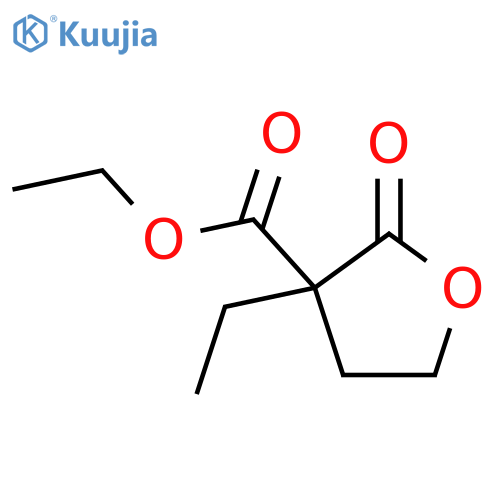ethyl 3-ethyl-2-oxooxolane-3-carboxylate structure