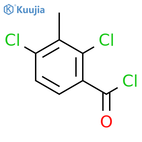 Benzoyl chloride, 2,4-dichloro-3-methyl- structure