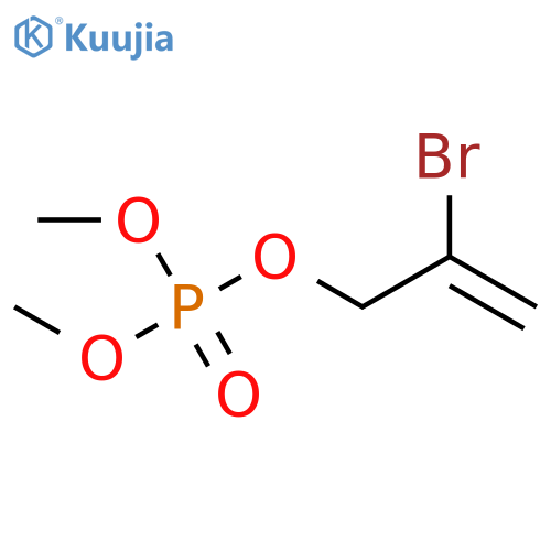 2-bromoprop-2-en-1-yl dimethyl phosphate structure