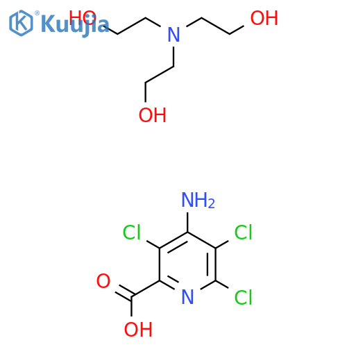 2-Pyridinecarboxylic acid, 4-amino-3,5,6-trichloro-, compd. with 2,2,2-nitrilotrisethanol (1:1) structure