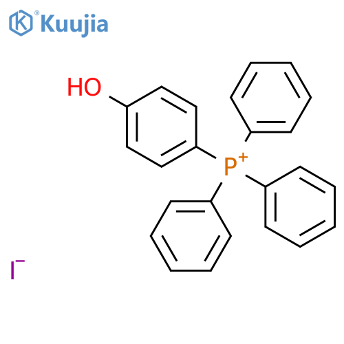 PHOSPHONIUM, (4-HYDROXYPHENYL)TRIPHENYL-, IODIDE structure