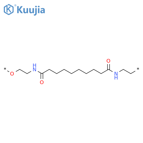 Poly[oxy-1,2-ethanediylimino(1,10-dioxo-1,10-decanediyl)imino-1,2-ethanediyl] structure