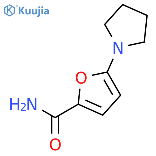 2-Furancarboxamide, 5-(1-pyrrolidinyl)- structure
