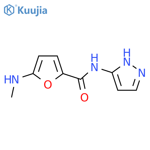 2-Furancarboxamide,5-(methylamino)-N-1H-pyrazol-3-yl- structure