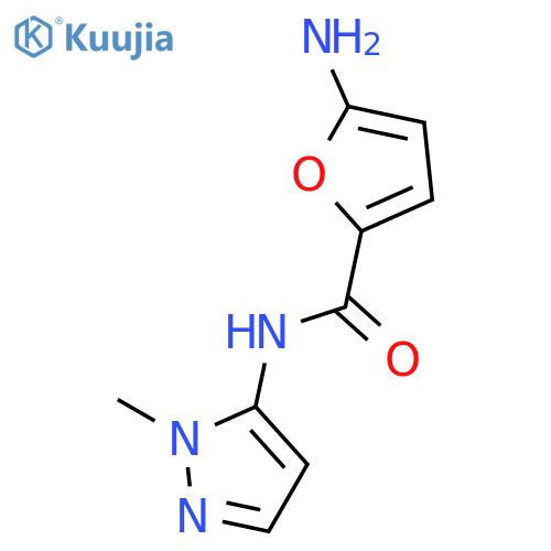 2-Furancarboxamide,5-amino-N-(1-methyl-1H-pyrazol-5-yl)- structure