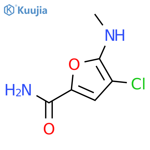 2-Furancarboxamide,4-chloro-5-(methylamino)- structure
