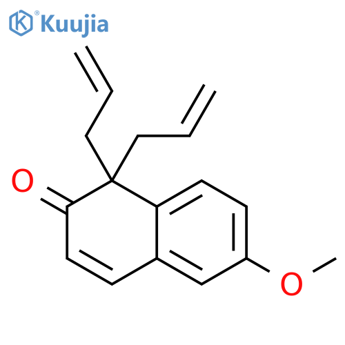 2(1H)-NAPHTHALENONE, 6-METHOXY-1,1-DI-2-PROPENYL- structure