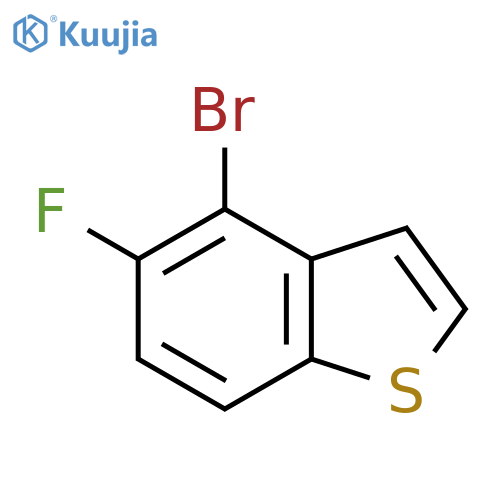 4-bromo-5-fluoro-1-benzothiophene structure