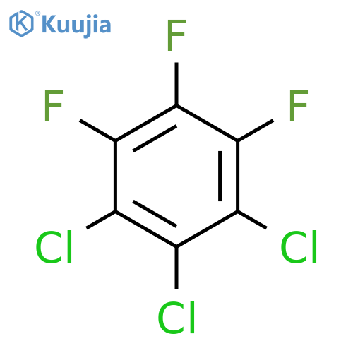 Benzene, 1,2,3-trichloro-4,5,6-trifluoro- structure