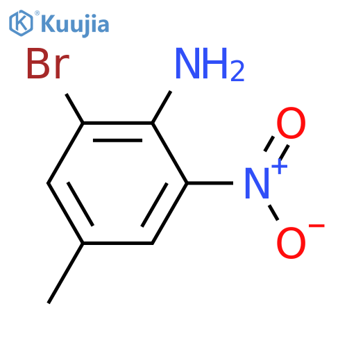 2-bromo-4-methyl-6-nitro-aniline structure