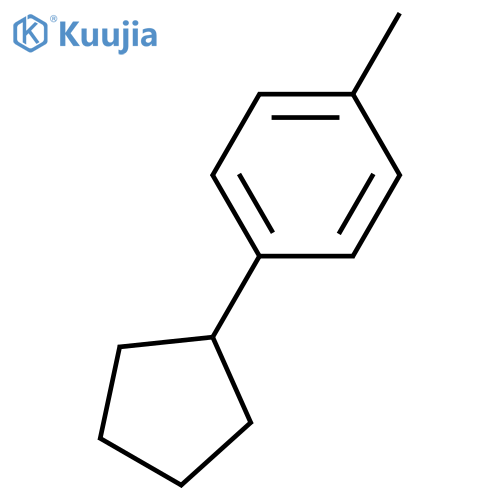 1-Cyclopentyl-4-methylbenzene structure