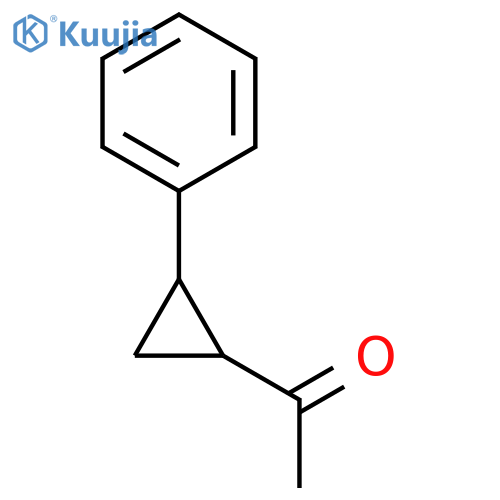1-(2-phenylcyclopropyl)ethanone structure