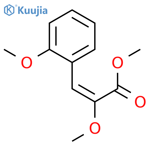 2-PROPENOIC ACID, 2-METHOXY-3-(2-METHOXYPHENYL)-, METHYL ESTER, (E)- structure