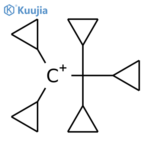 ETHYLIUM, PENTACYCLOPROPYL- structure