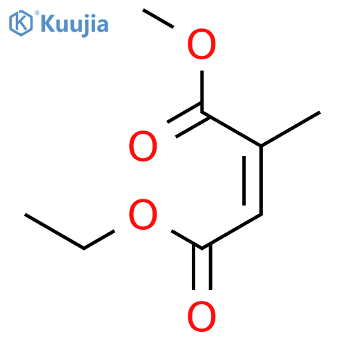 4-ethyl 1-methyl (2E)-2-methylbut-2-enedioate structure
