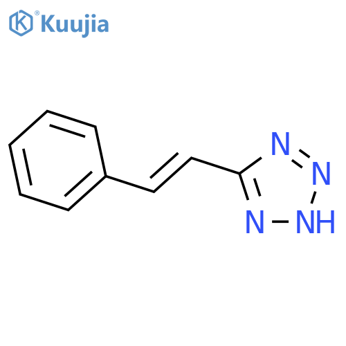 5-(2-phenylethenyl)-1H-1,2,3,4-tetrazole structure