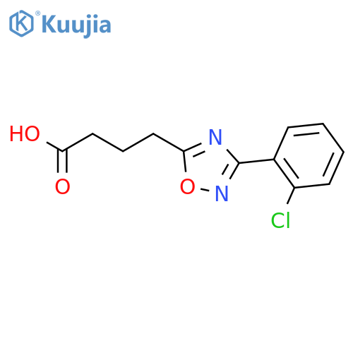 4-3-(2-Chlorophenyl)-1,2,4-oxadiazol-5-ylbutanoic Acid structure