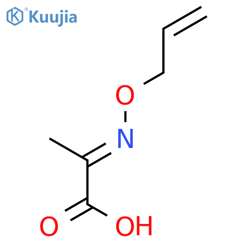 Propanoic acid, 2-[(2-propenyloxy)imino]- structure