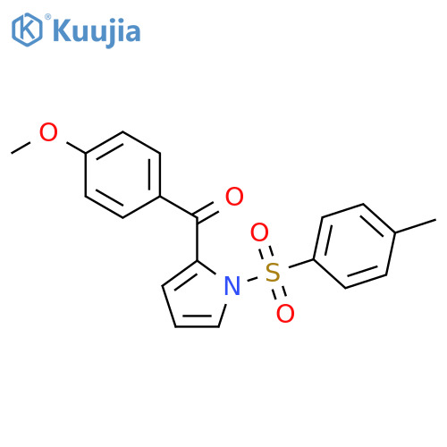 1H-Pyrrole, 2-(4-methoxybenzoyl)-1-[(4-methylphenyl)sulfonyl]- structure