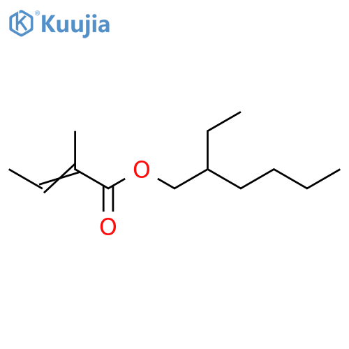 2-Butenoic acid, 2-methyl-, 2-ethylhexyl ester structure