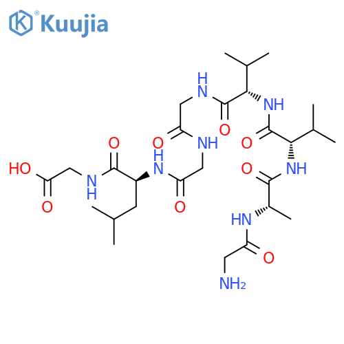 Glycine, glycyl-L-alanyl-L-valyl-L-valylglycylglycyl-L-leucyl- structure
