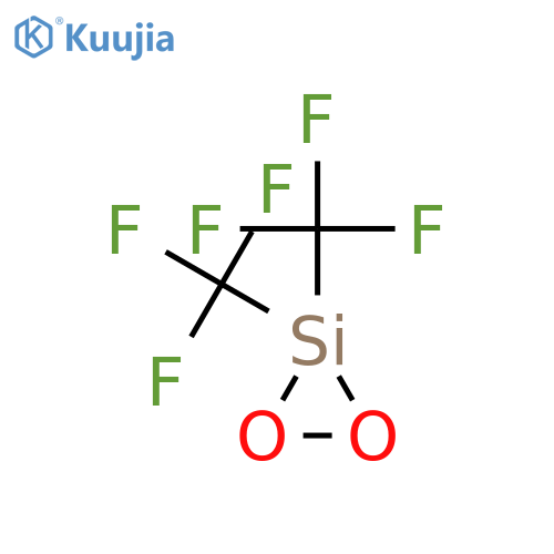 Dioxasilacyclopropane, bis(trifluoromethyl)- structure