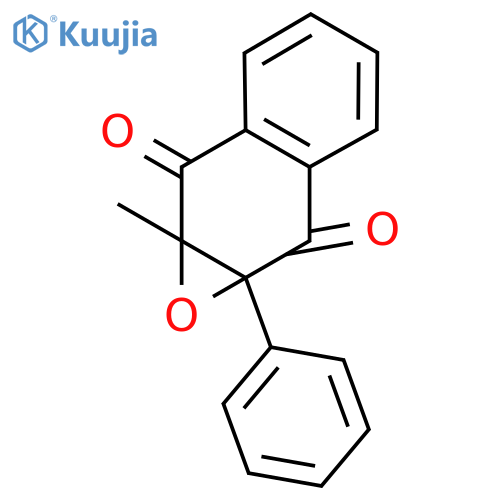 Naphth[2,3-b]oxirene-2,7-dione, 1a,7a-dihydro-1a-methyl-7a-phenyl- structure