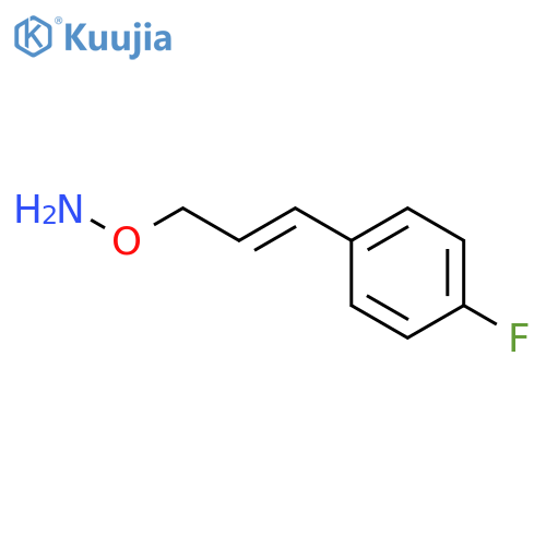 Hydroxylamine, O-[3-(4-fluorophenyl)-2-propenyl]- structure