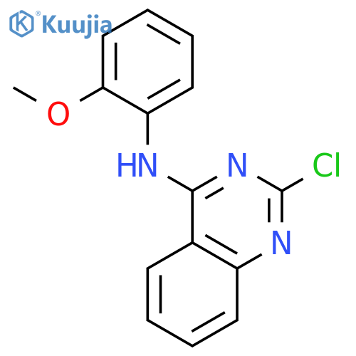 4-Quinazolinamine, 2-chloro-N-(2-methoxyphenyl)- structure