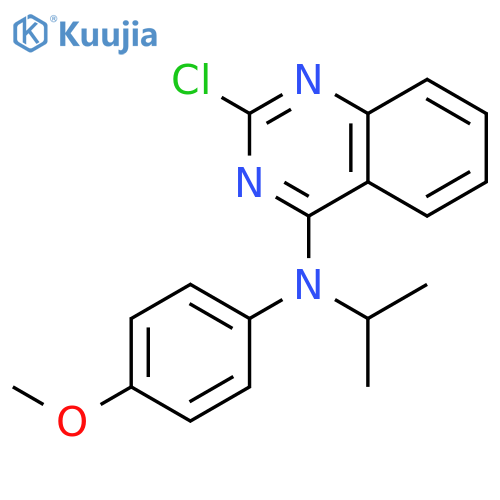 4-Quinazolinamine, 2-chloro-N-(4-methoxyphenyl)-N-(1-methylethyl)- structure