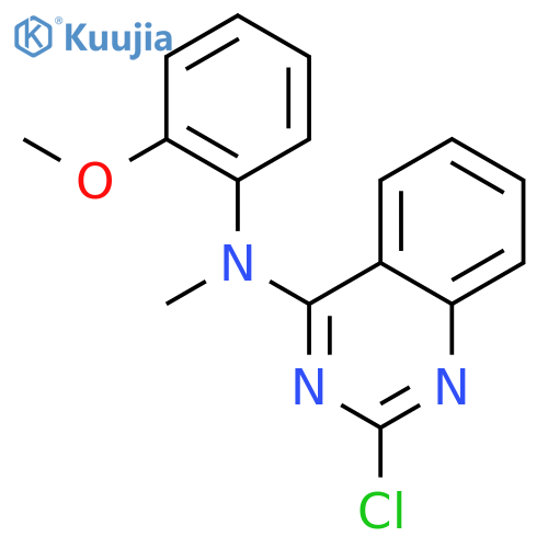 4-Quinazolinamine, 2-chloro-N-(2-methoxyphenyl)-N-methyl- structure