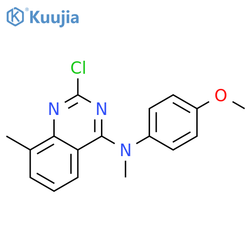 4-Quinazolinamine, 2-chloro-N-(4-methoxyphenyl)-N,8-dimethyl- structure