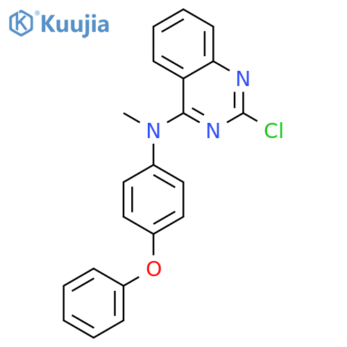 4-Quinazolinamine, 2-chloro-N-methyl-N-(4-phenoxyphenyl)- structure