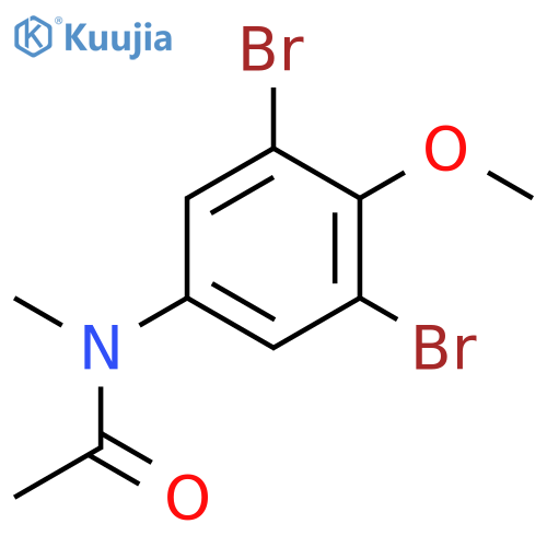 Acetamide, N-(3,5-dibromo-4-methoxyphenyl)-N-methyl- structure