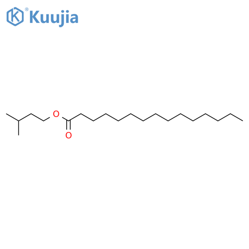 Pentadecanoic acid, 3-methylbutyl ester structure