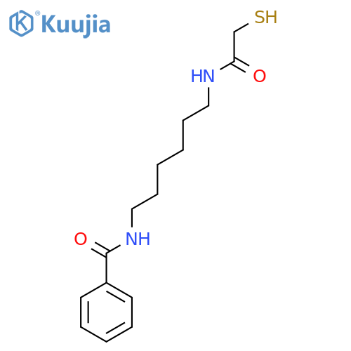 Benzamide, N-[6-[(mercaptoacetyl)amino]hexyl]- structure
