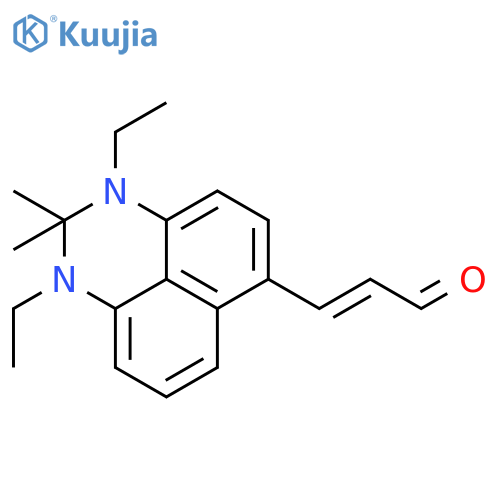 2-Propenal, 3-(1,3-diethyl-2,3-dihydro-2,2-dimethyl-1H-perimidin-6-yl)- structure