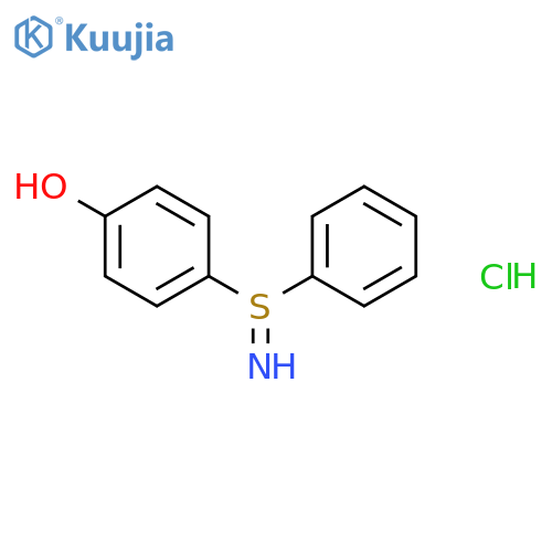 Phenol, 4-(S-phenylsulfinimidoyl)-, hydrochloride structure