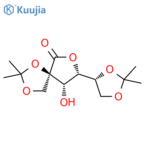 1,3,7-Trioxaspiro[4.4]nonan-6-one, 8-[(4R)-2,2-dimethyl-1,3-dioxolan-4-yl]-9-hydroxy-2,2-dimethyl-, (5R,8S,9S)- structure