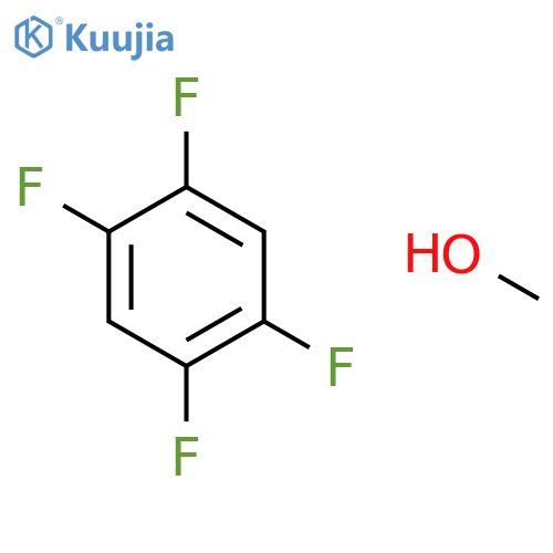 Methanol, compd. with 1,2,4,5-tetrafluorobenzene (1:1) structure