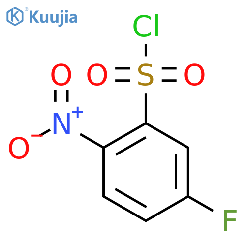 5-Fluoro-2-nitrobenzene-1-sulfonyl chloride structure